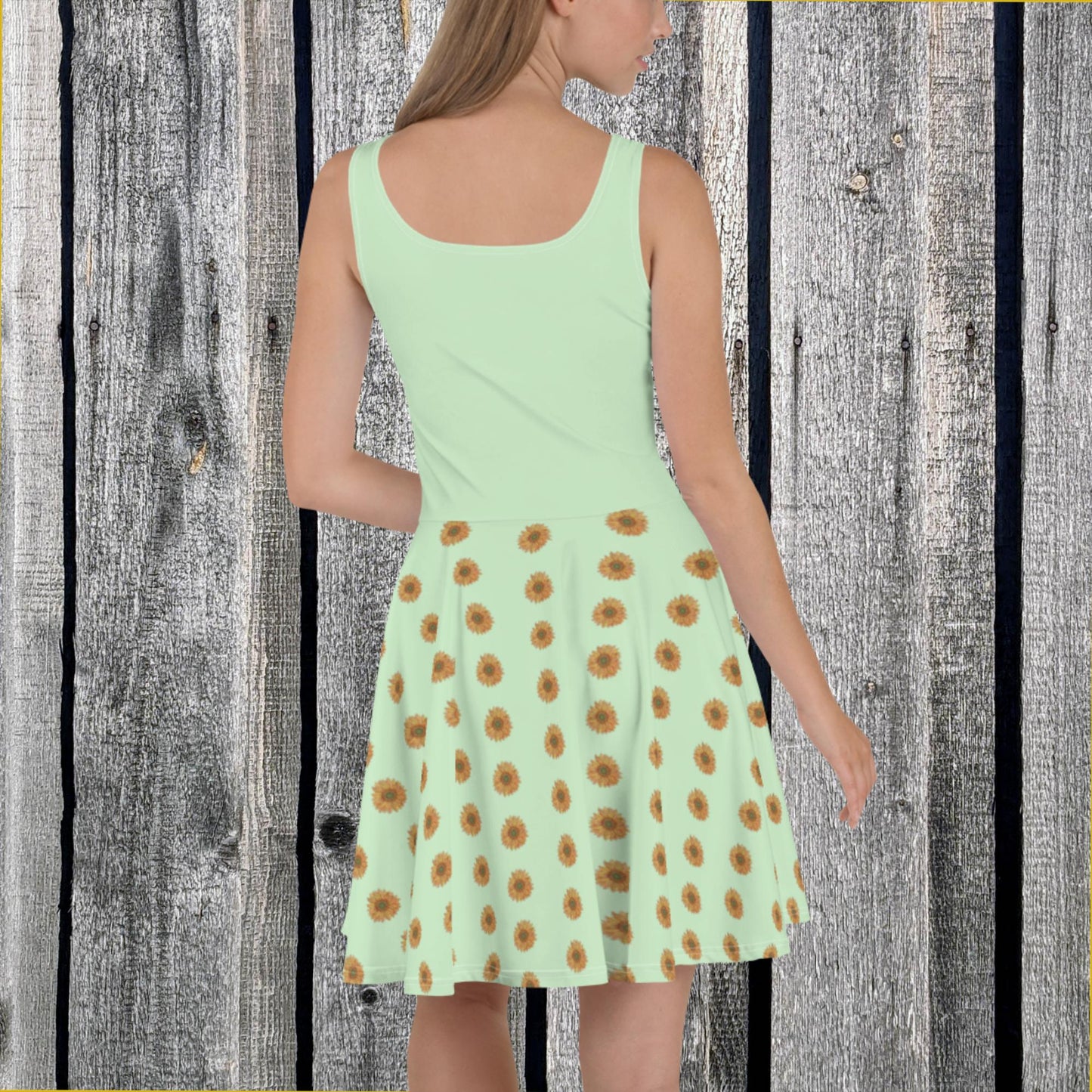 Sunflower Skater Dress