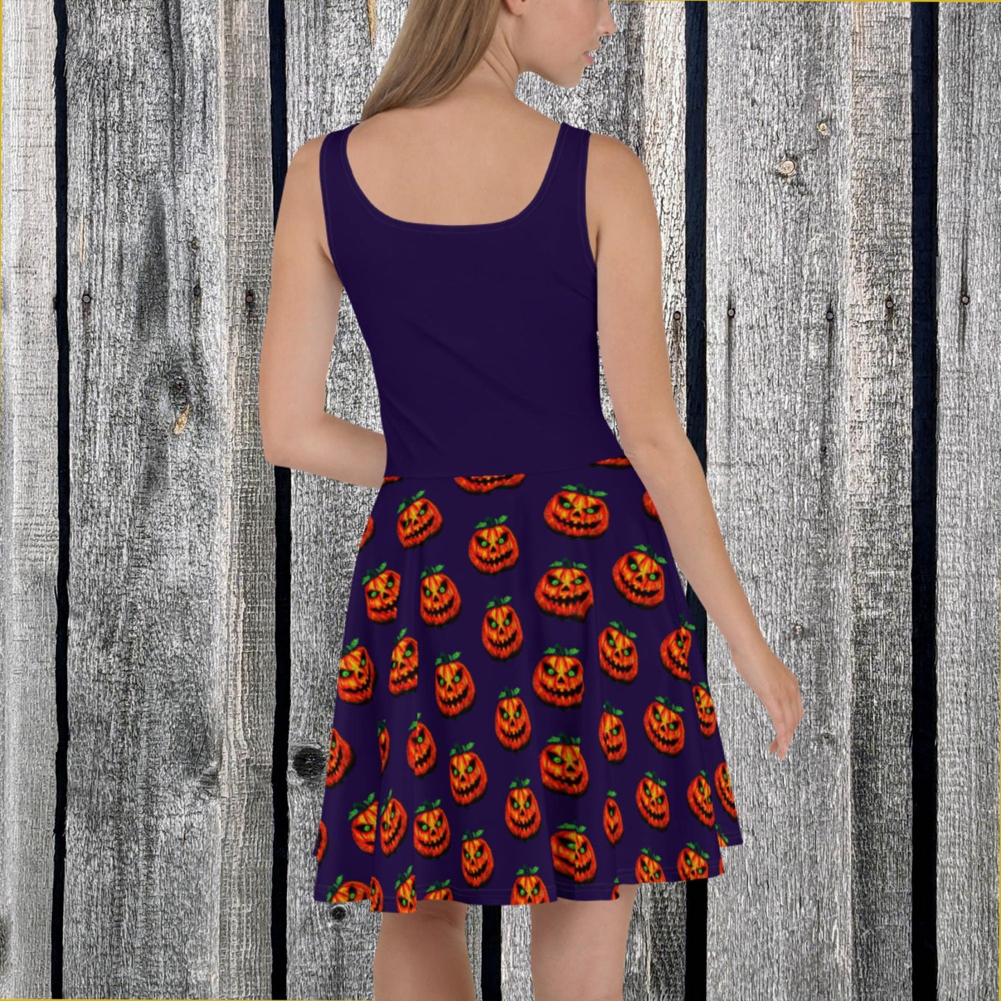 Jack-o-Lantern Skater Dress