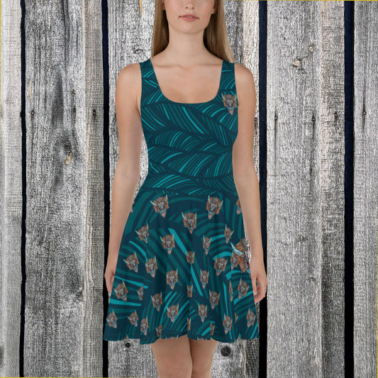 Triceratops Skater Dress