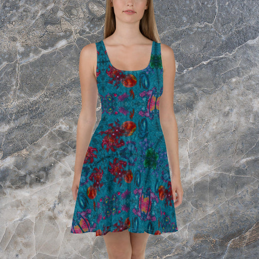 Kaleidoscope Universe Skater Dress