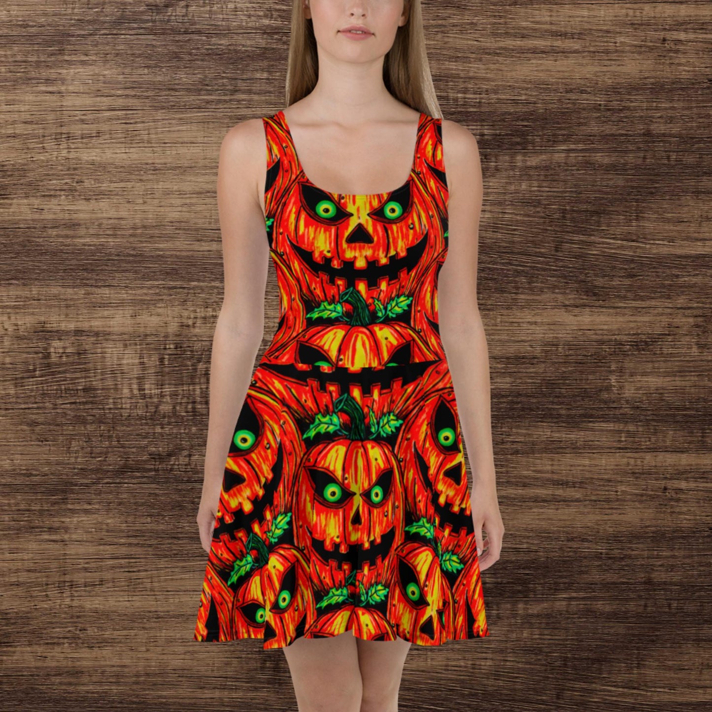 Lots of Jack-o-Lanterns Skater Dress