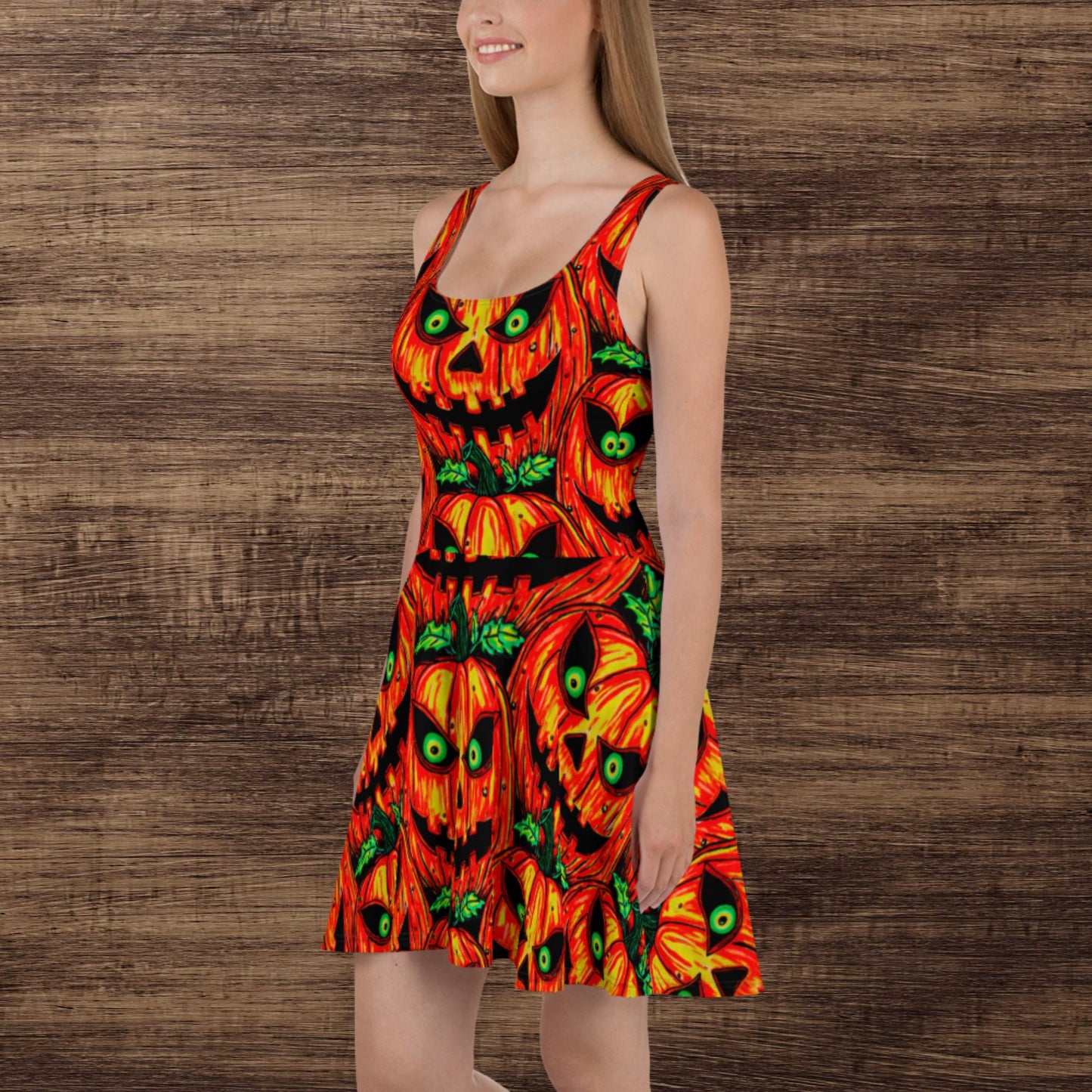 Lots of Jack-o-Lanterns Skater Dress