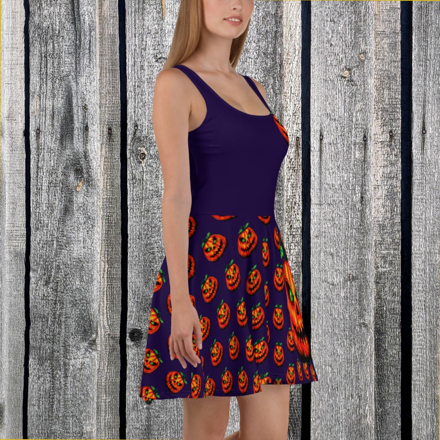 Jack-o-Lantern Skater Dress