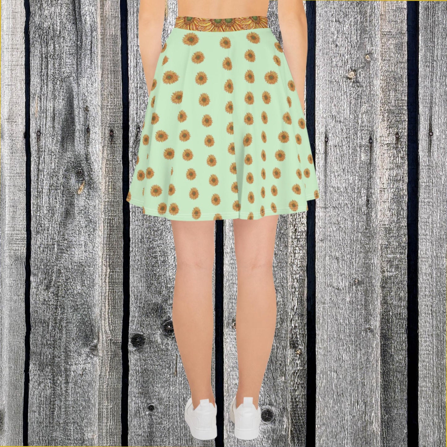 Sunflower Skater Skirt