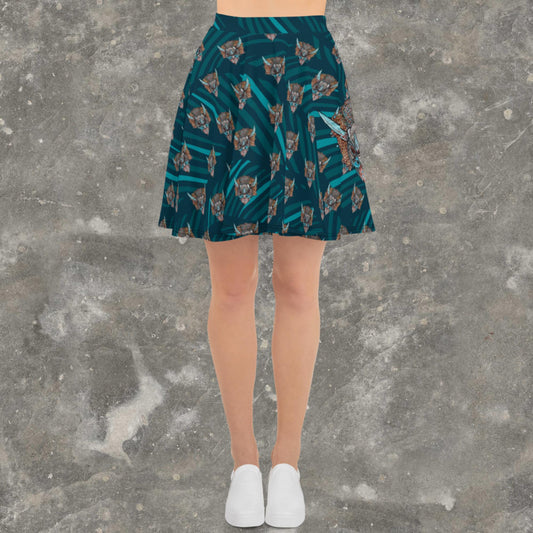 Triceratops Skater Skirt