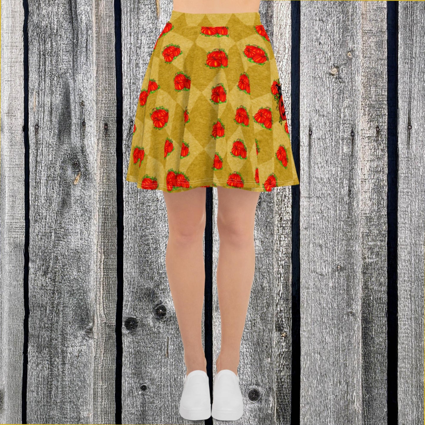 Pumpkin Skater Skirt