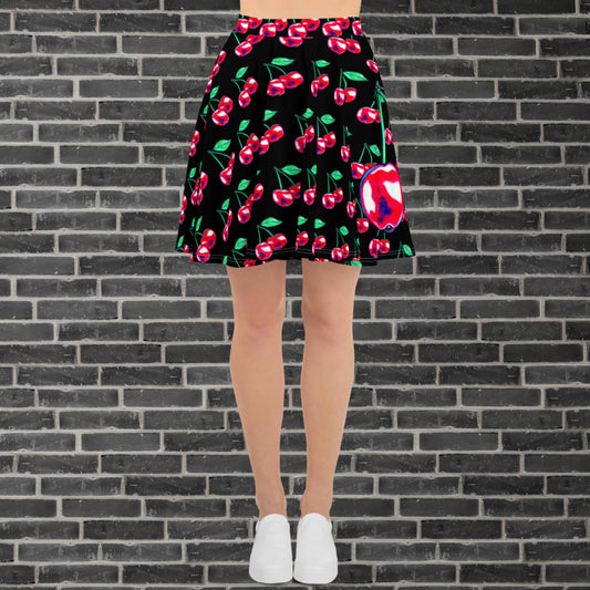 Cherry Skater Skirt