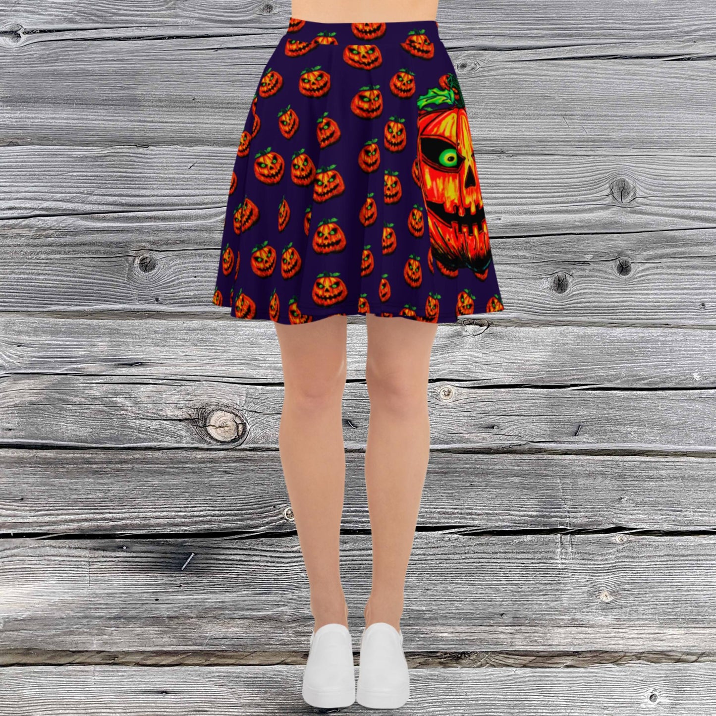 Jack-0-Lantern Skater Skirt