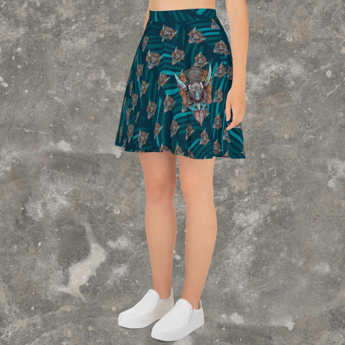 Triceratops Skater Skirt