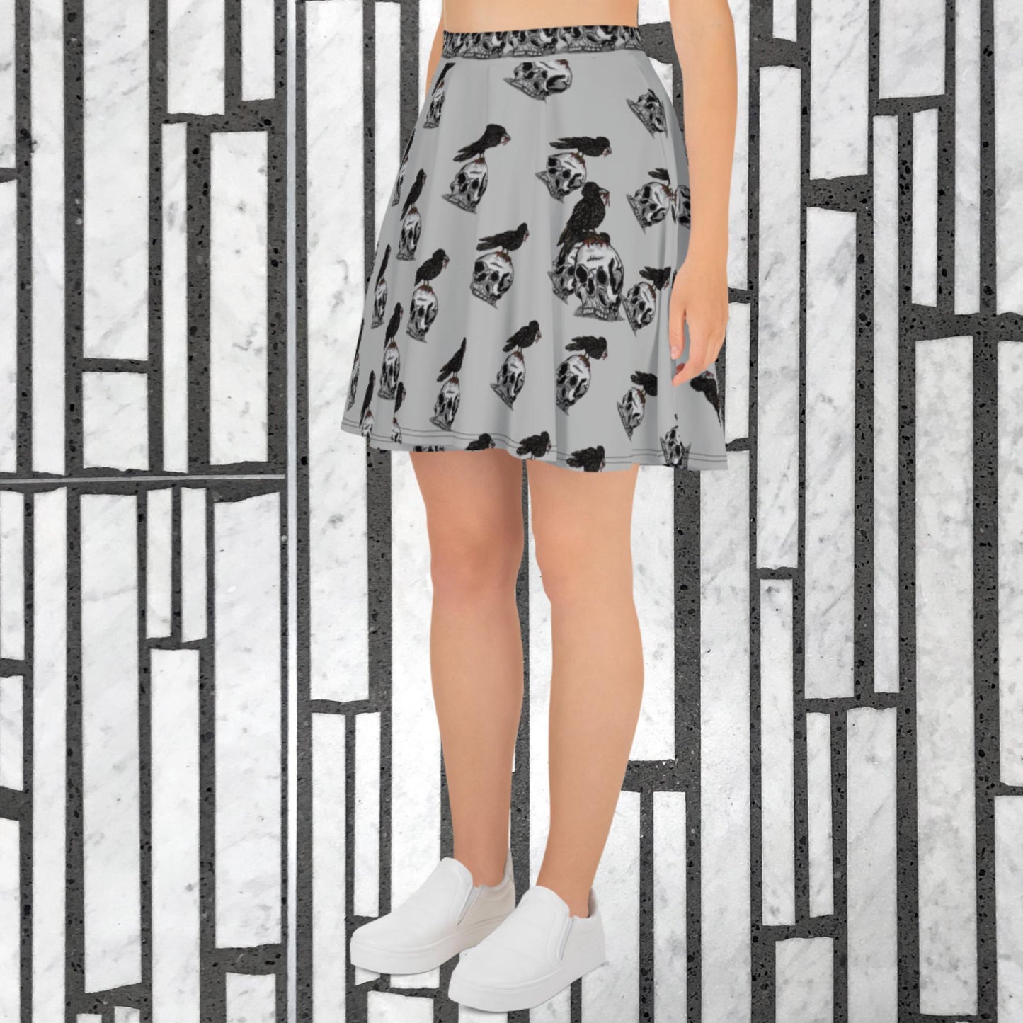 Raven Skater Skirt