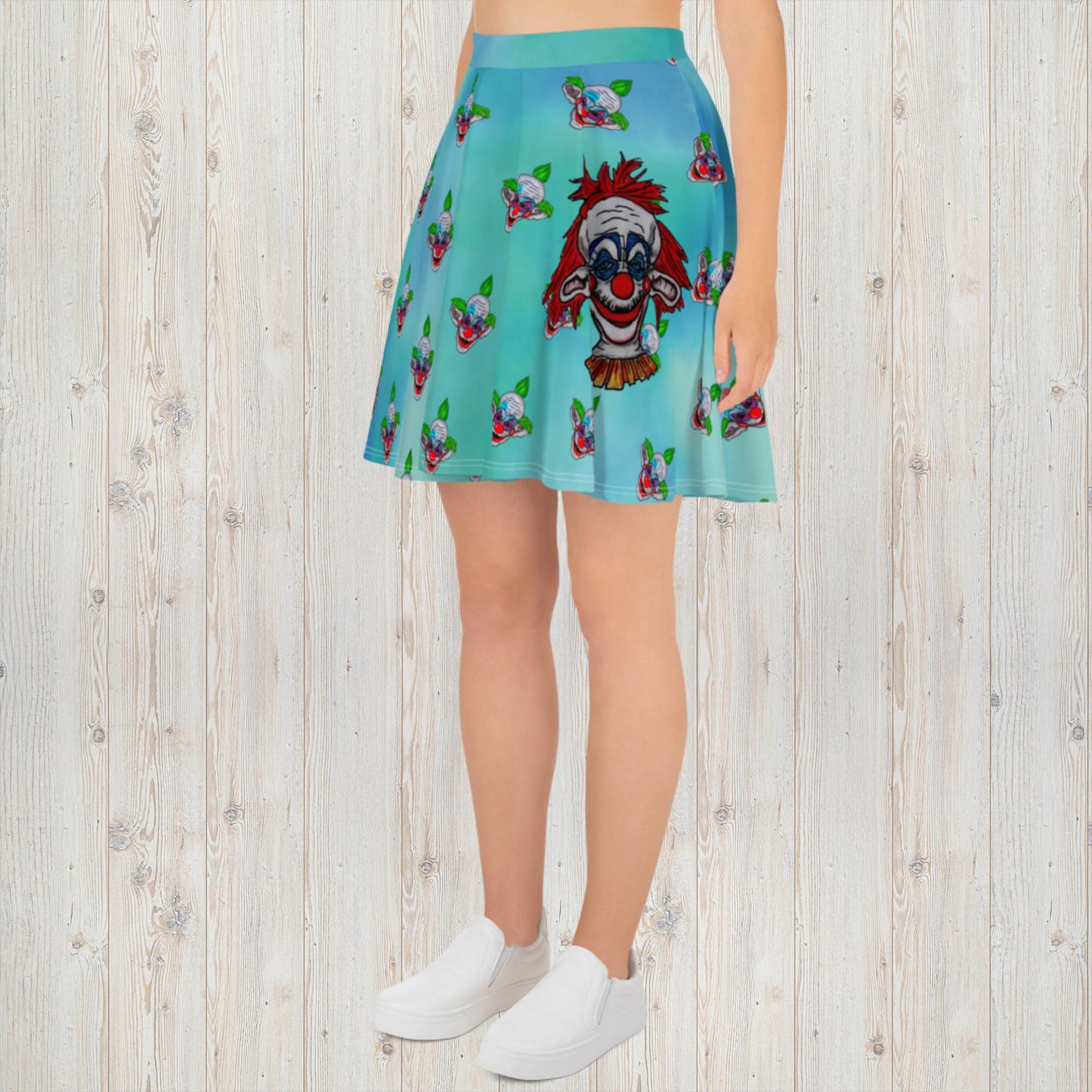 Evil Clown Skater Skirt