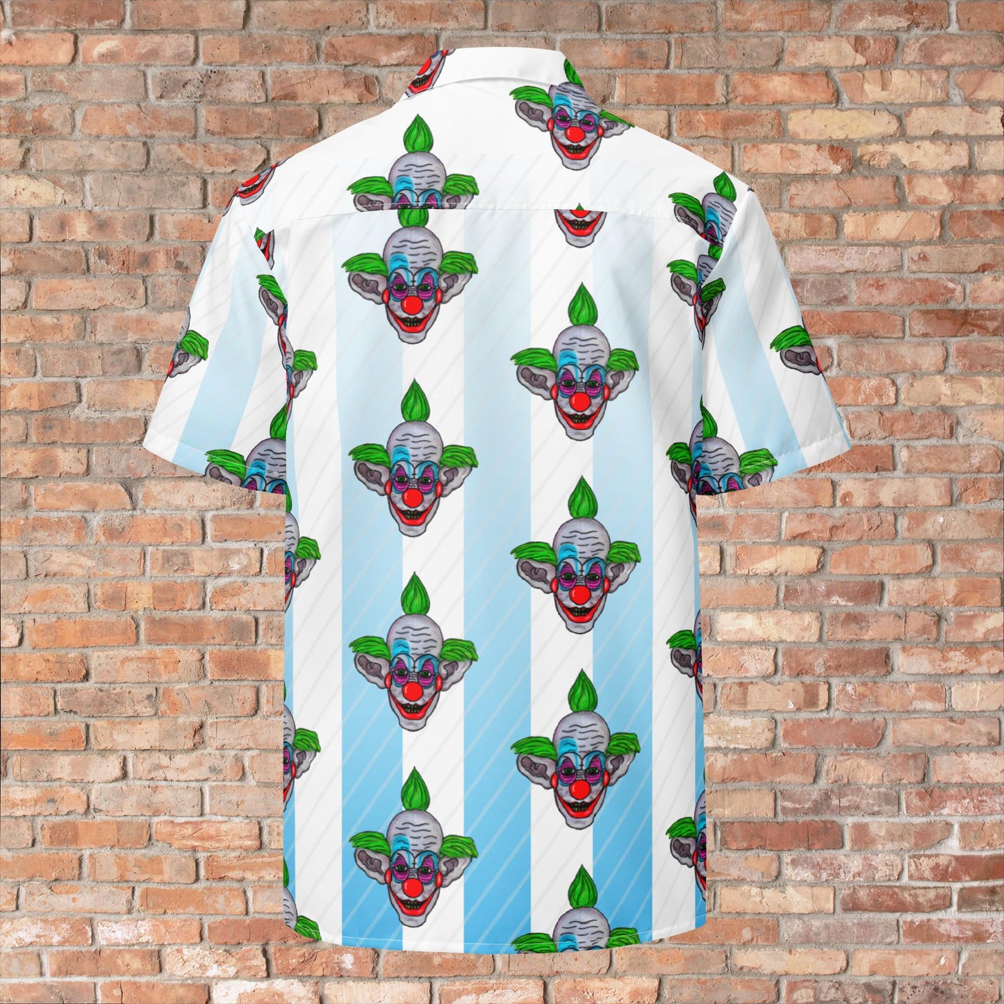 Green Haired Clown Unisex button shirt