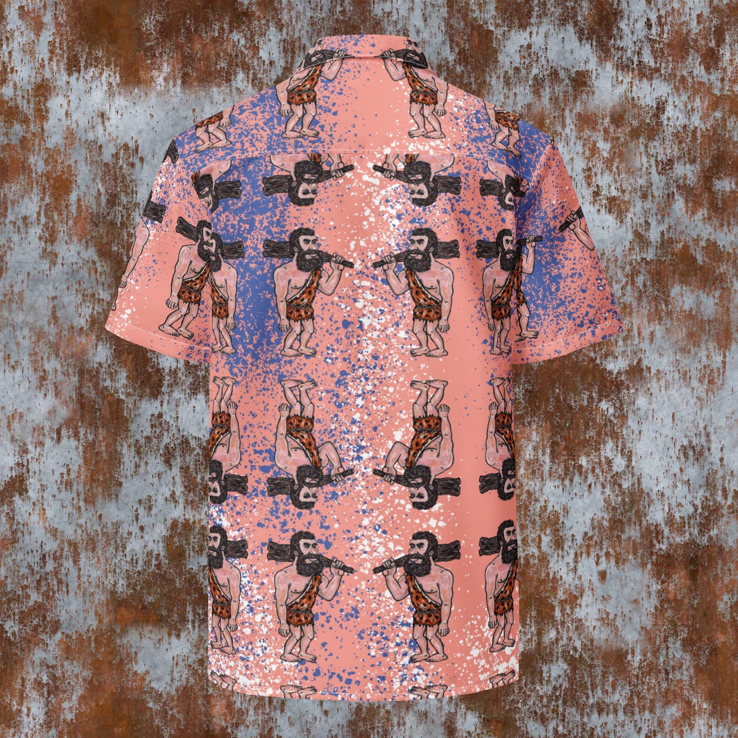 Caveman Unisex button shirt