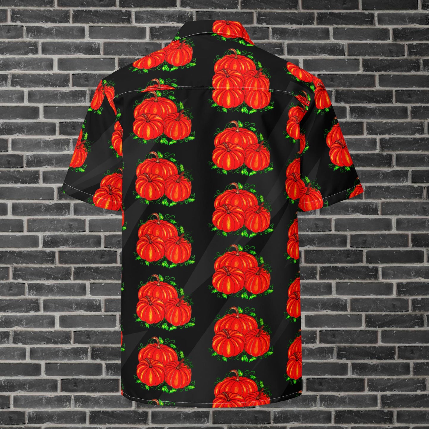 Pumpkin Unisex button shirt