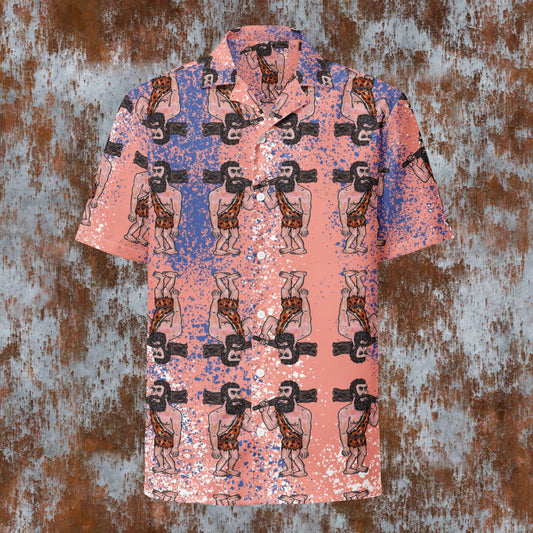 Caveman Unisex button shirt