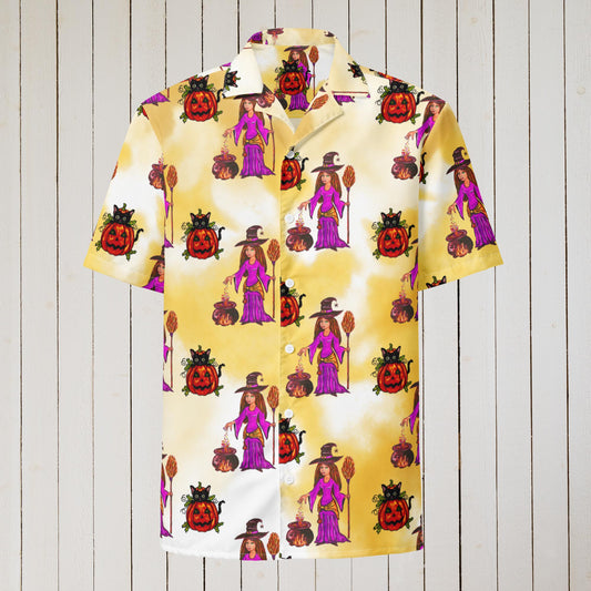 Halloween Unisex button shirt