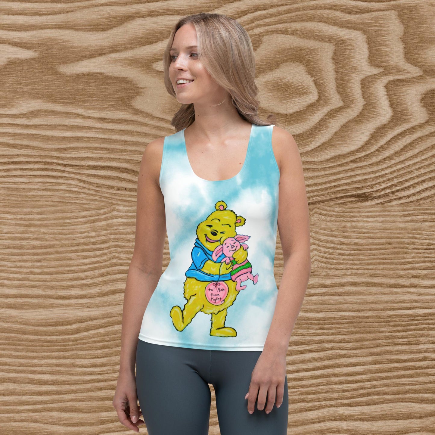 Winne and Piglet Sublimation Cut & Sew Tank Top