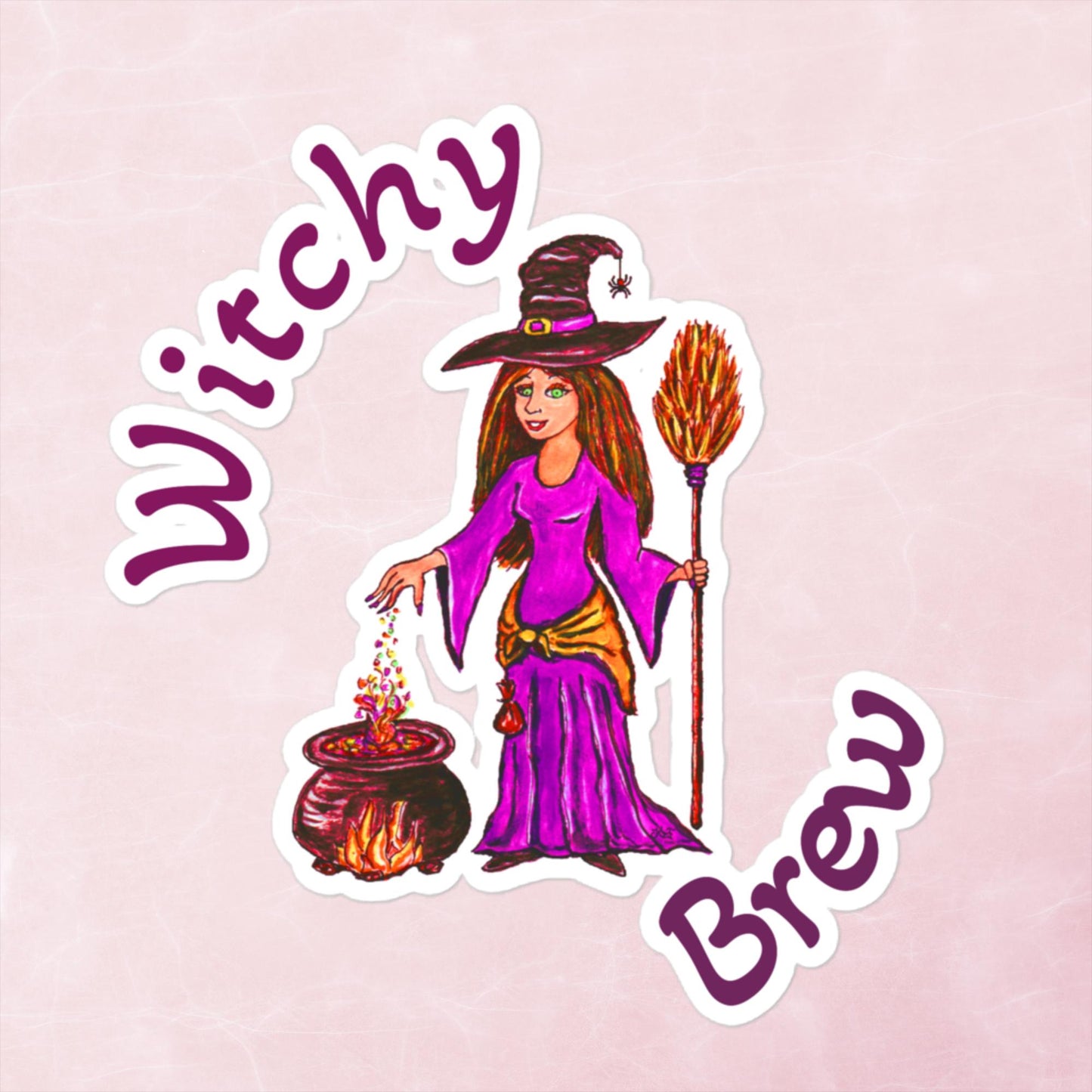 Witchy Brew Bubble-free stickers