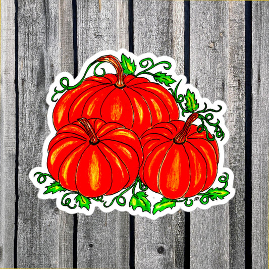 Pumpkins Bubble-free stickers