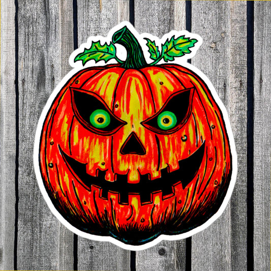 Jack-o-Lantern Bubble-free stickers