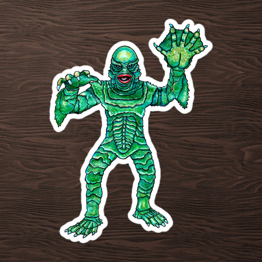 The Creature Bubble-free stickers