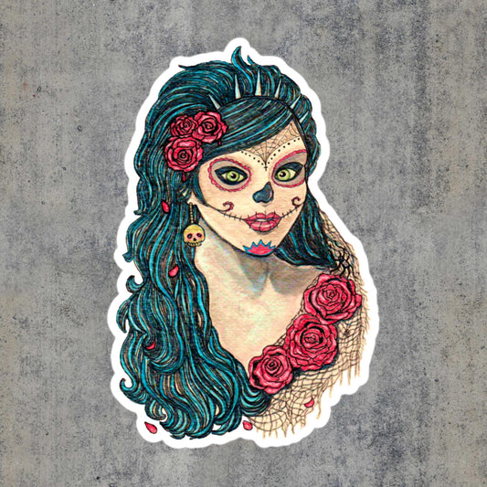 La Catrina Bubble-free stickers