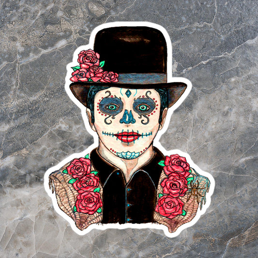 Carlos Day of the Dead Bubble-free stickers