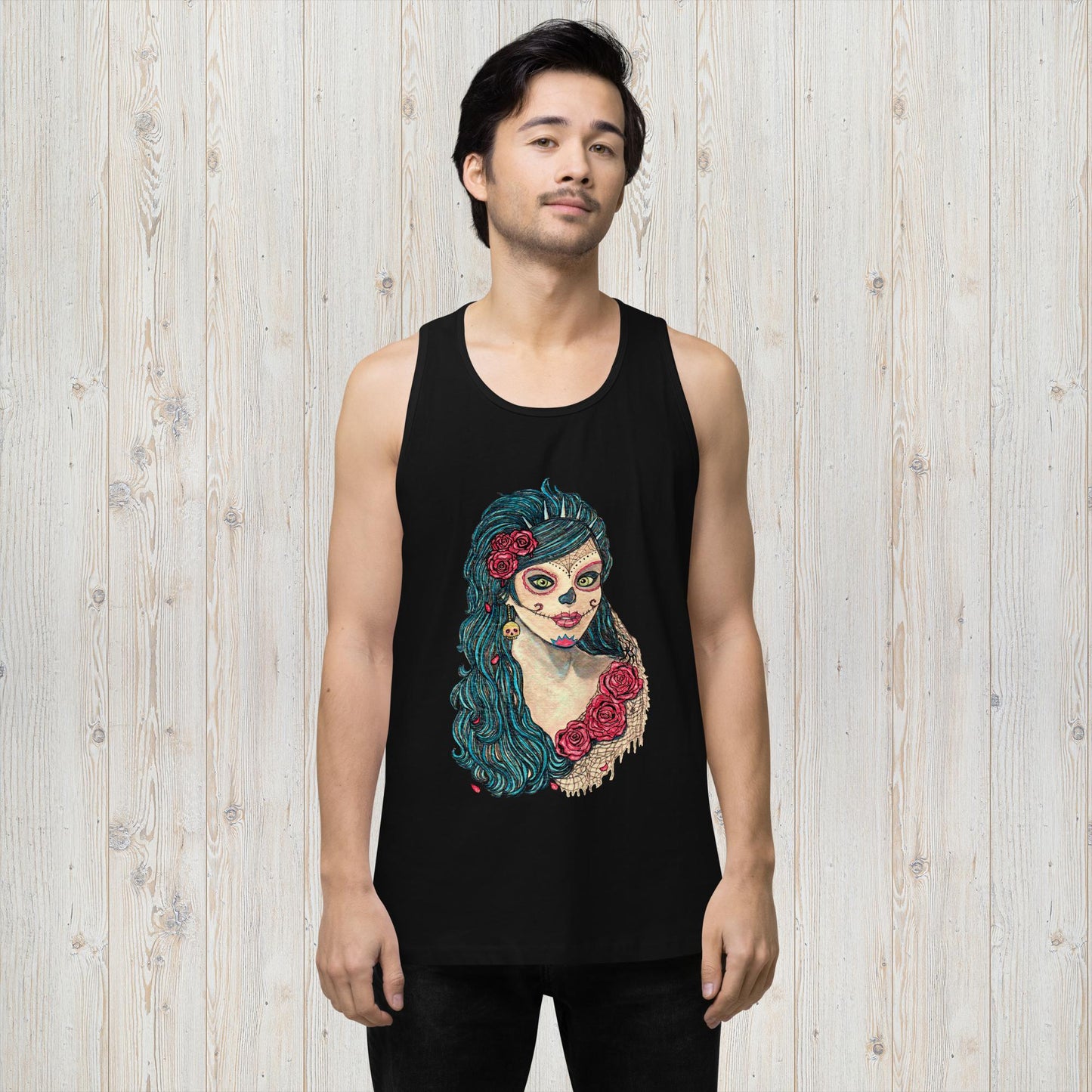 La Catrina Men’s premium tank top