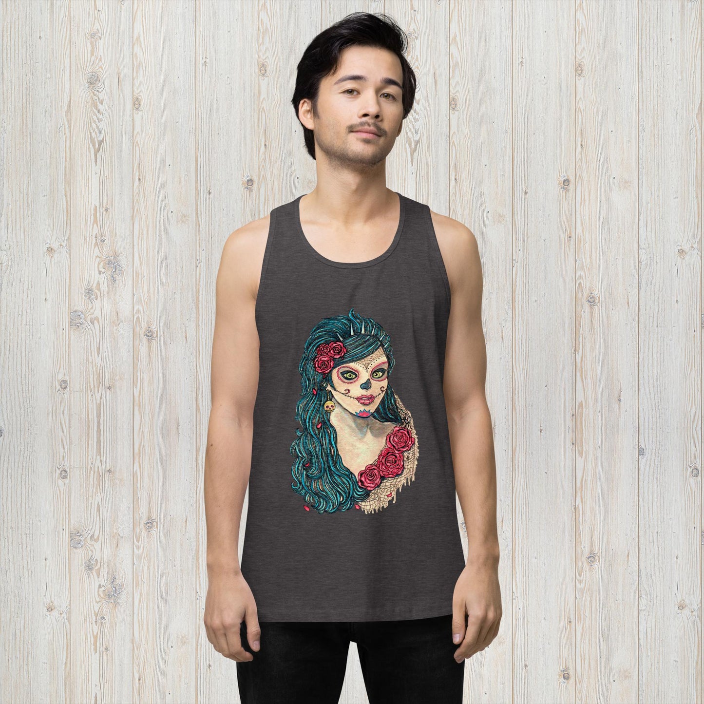 La Catrina Men’s premium tank top