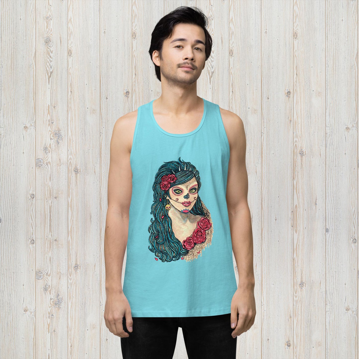 La Catrina Men’s premium tank top