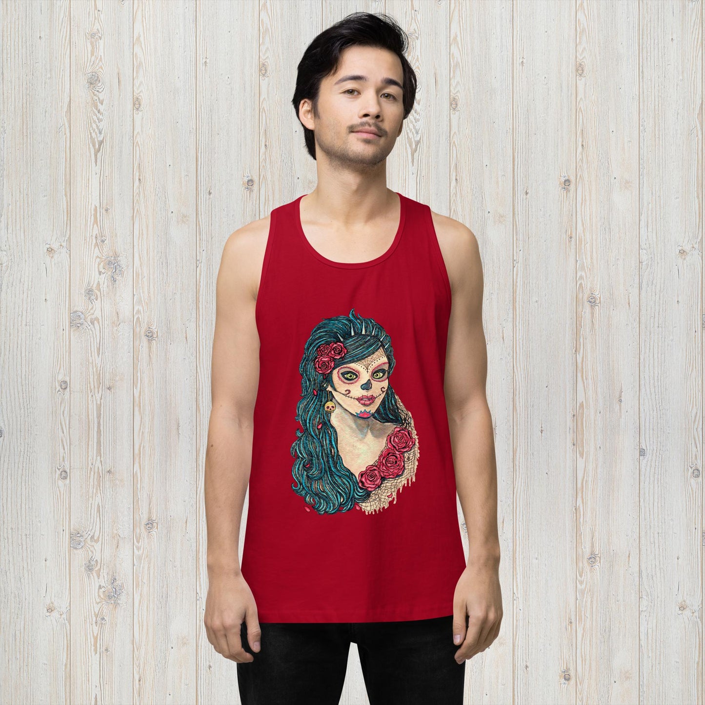 La Catrina Men’s premium tank top