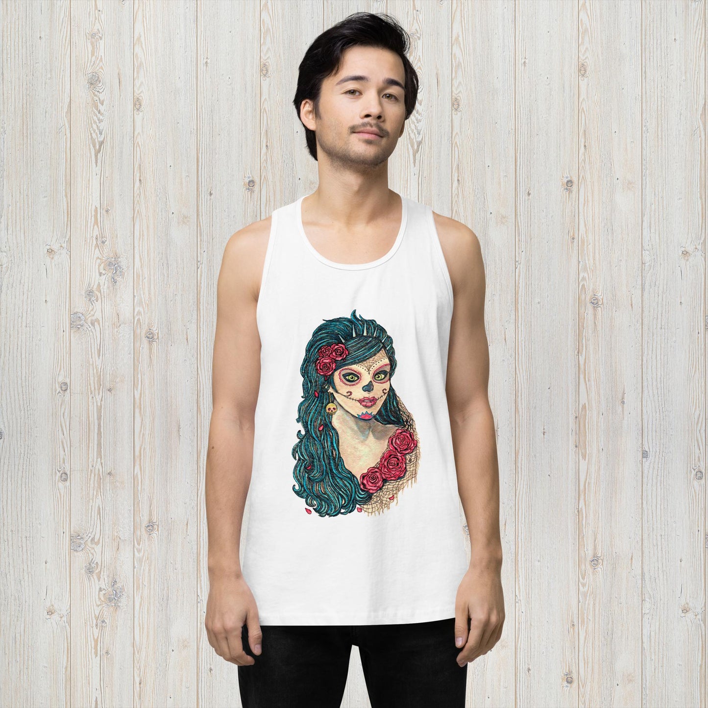 La Catrina Men’s premium tank top