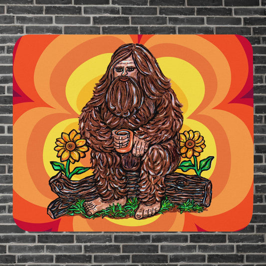 Coffee Squatch Mouse pad