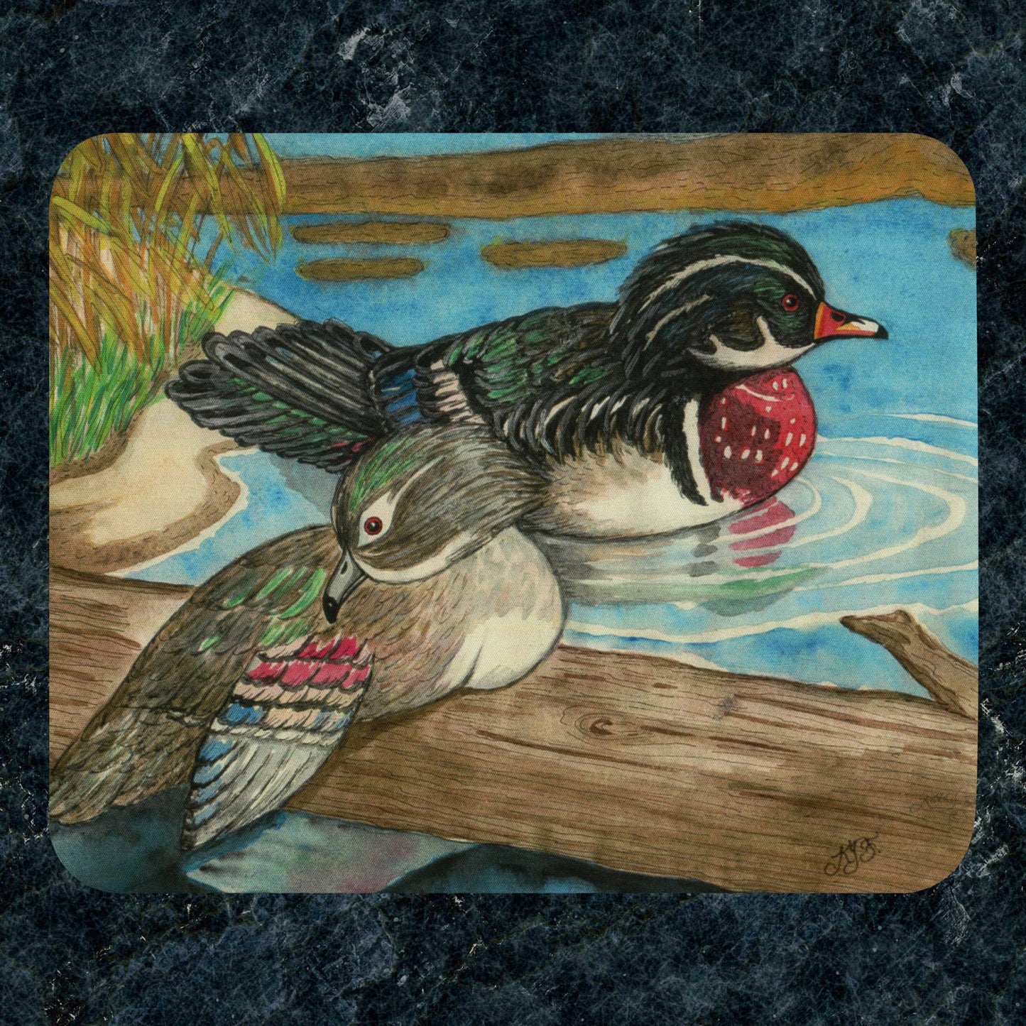 Ducks Mouse pad