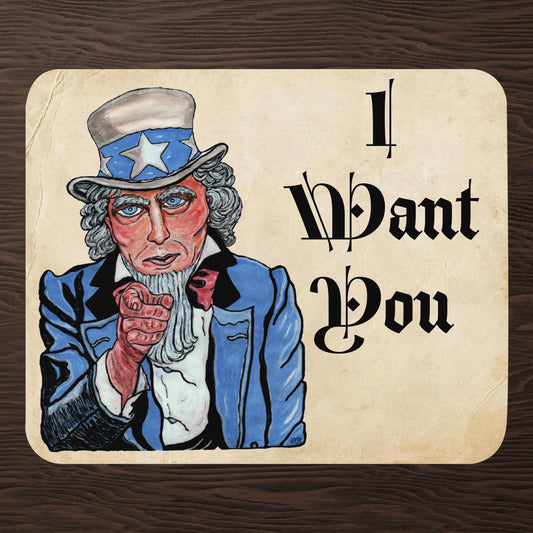 Uncle Sam Mouse pad