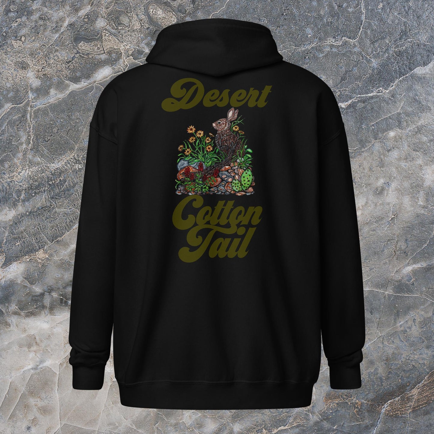 Desert Cottontail Unisex heavy blend zip hoodie