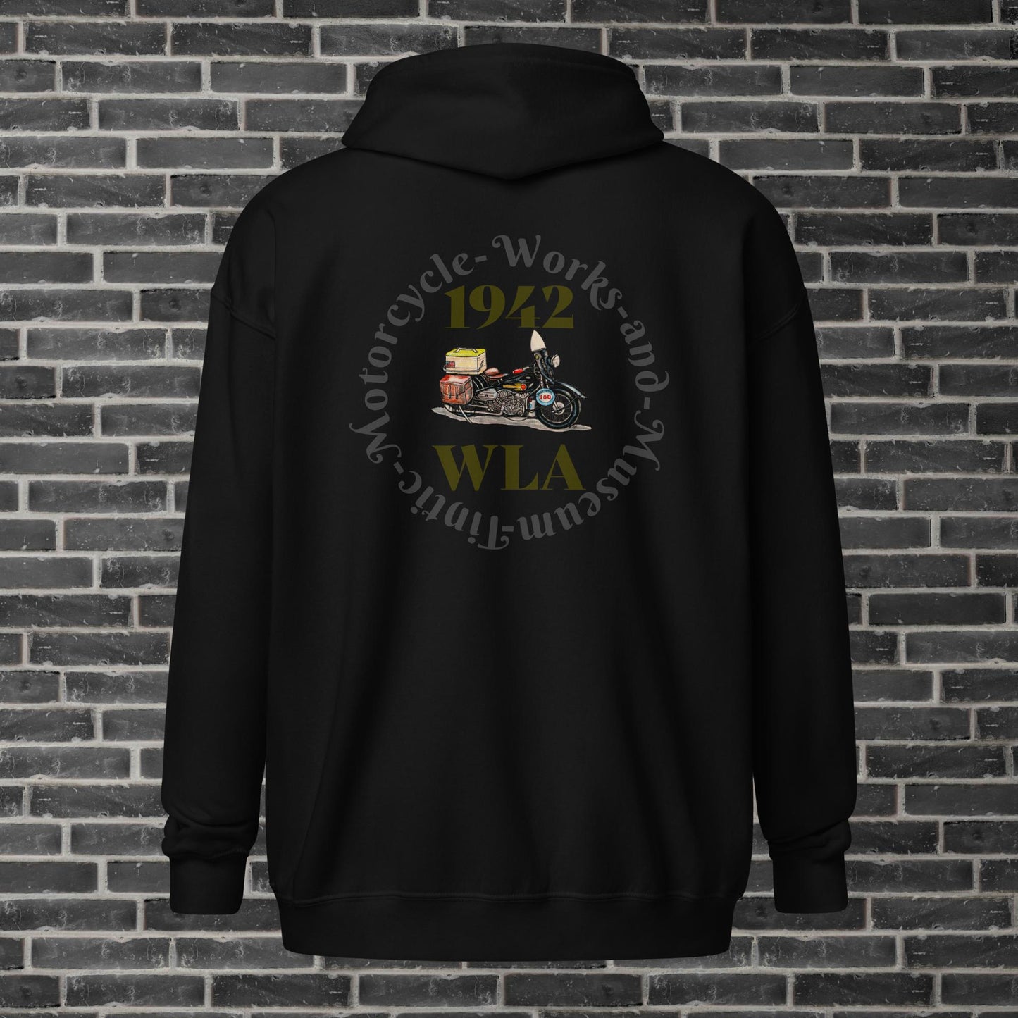 WLA Unisex heavy blend zip hoodie