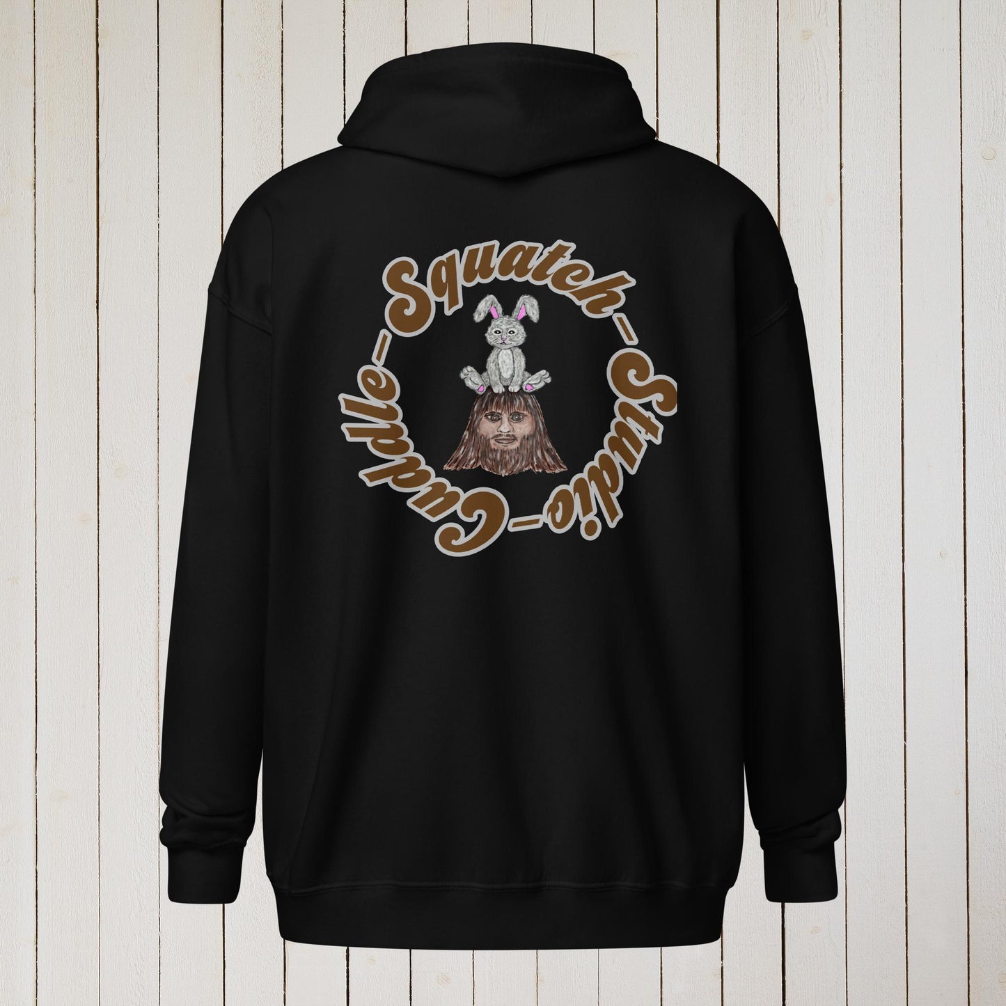 Cuddle Squatch Studio Unisex heavy blend zip hoodie