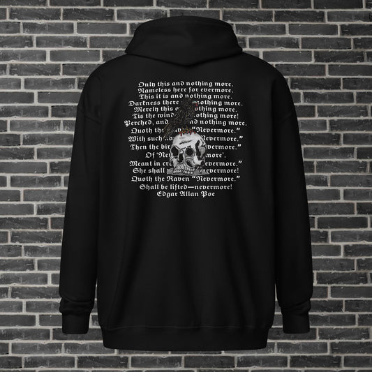 The Raven Unisex heavy blend zip hoodie