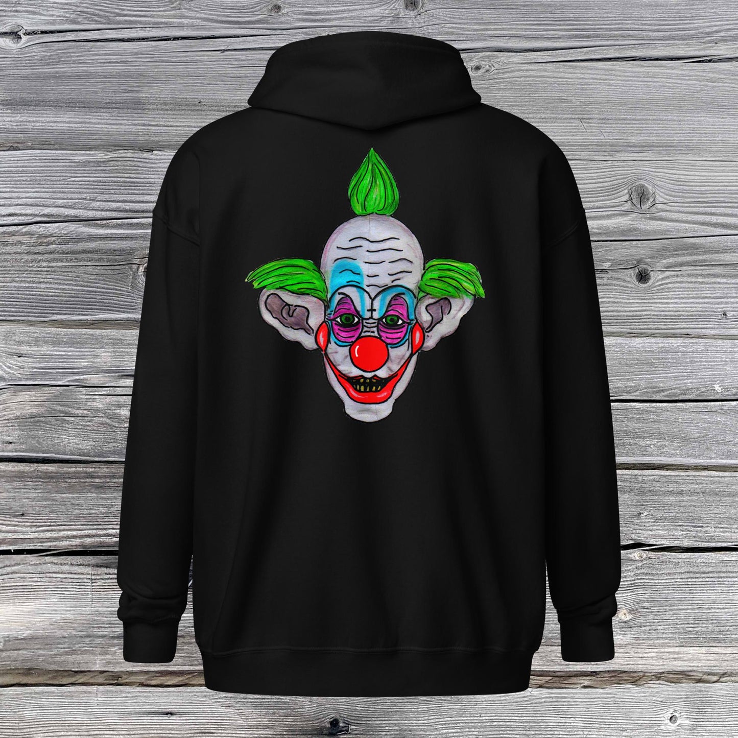 Green Clown Unisex heavy blend zip hoodie