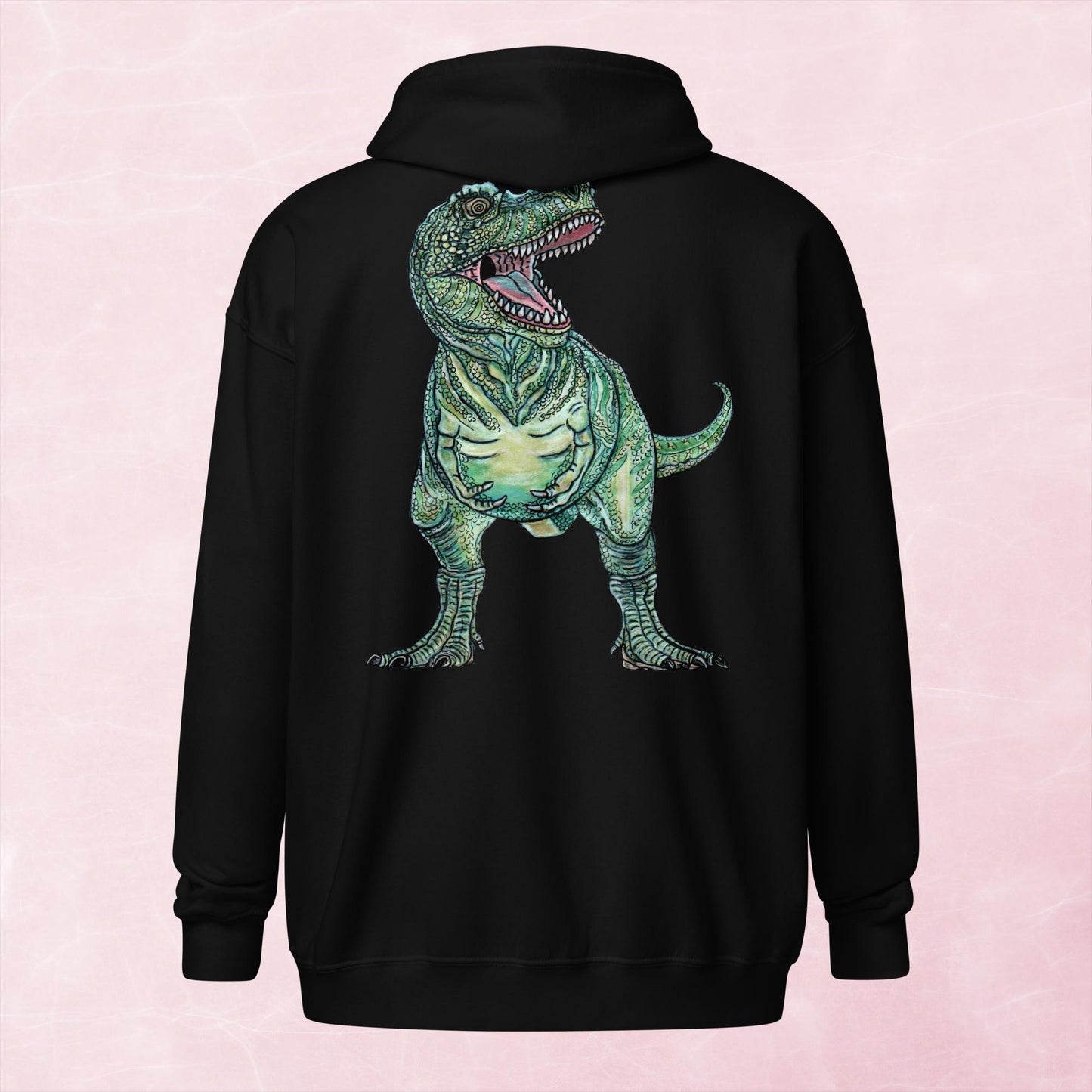 T-Rex Unisex heavy blend zip hoodie