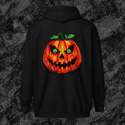 Jack-o-Lantern Unisex heavy blend zip hoodie