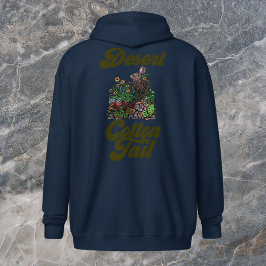 Desert Cottontail Unisex heavy blend zip hoodie