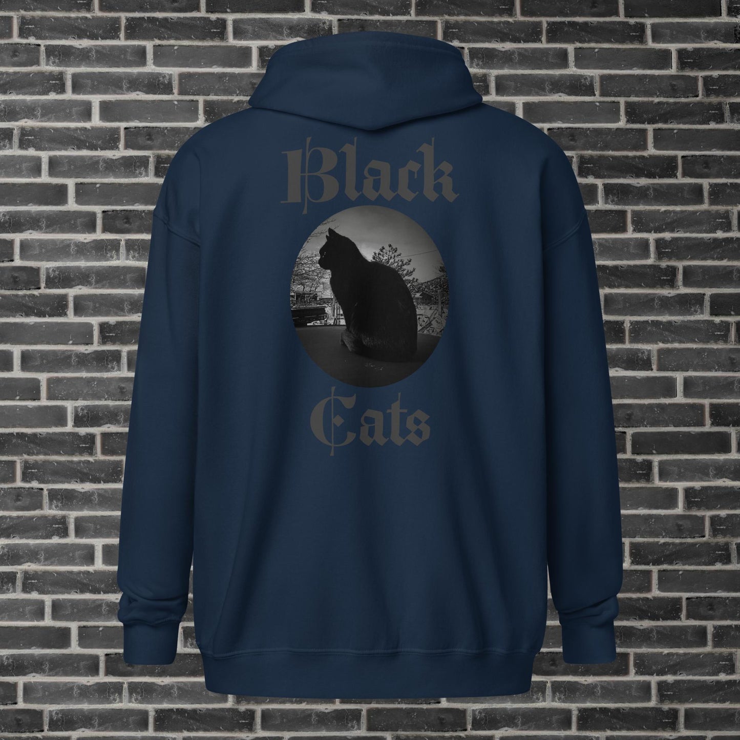 Black Cats Unisex heavy blend zip hoodie