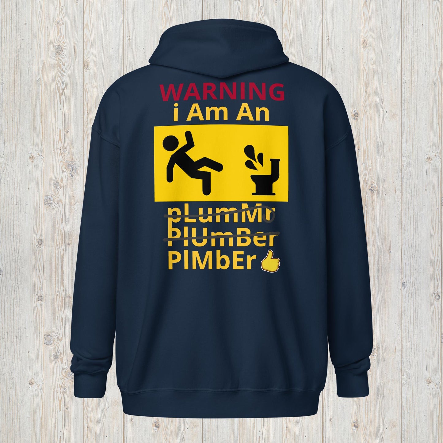 Plumber Unisex heavy blend zip hoodie