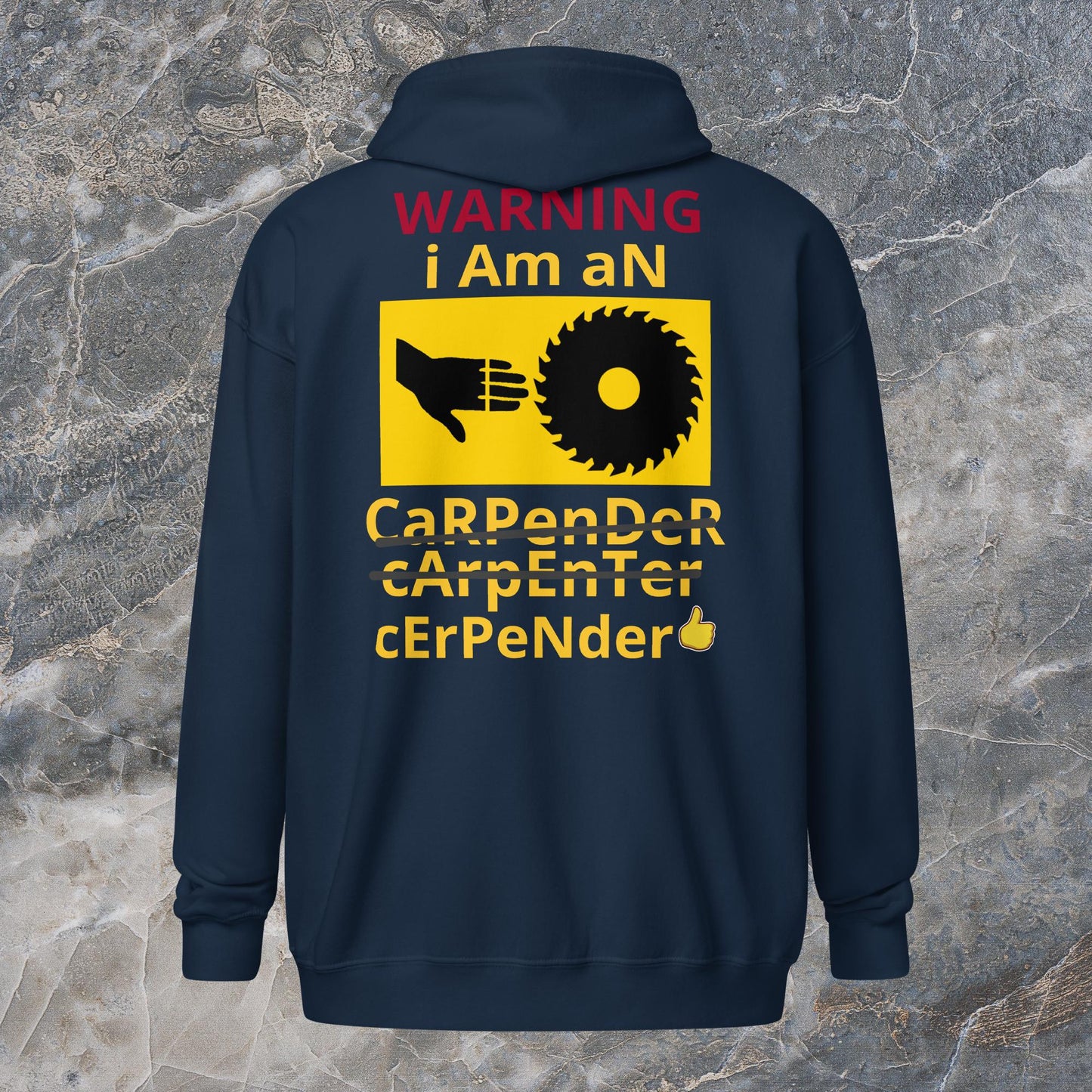 Carpenter Unisex heavy blend zip hoodie