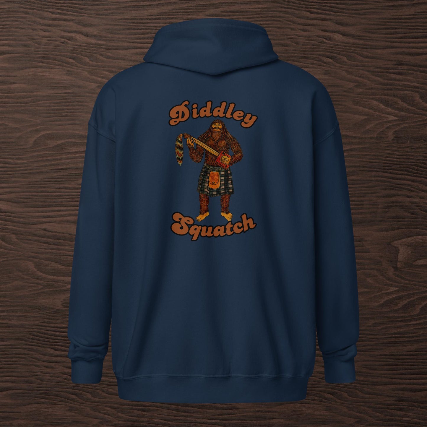 Diddley Squatch Unisex heavy blend zip hoodie