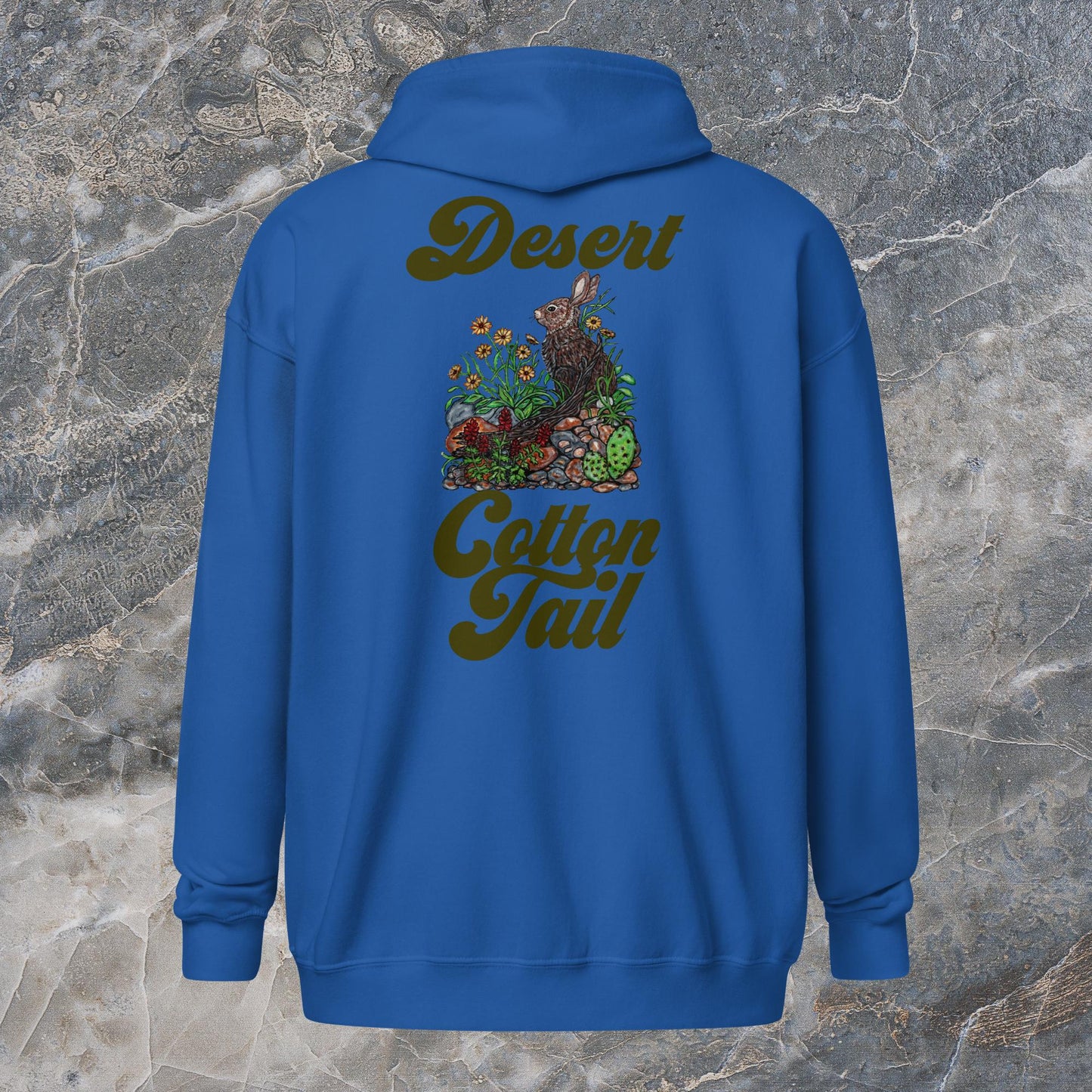 Desert Cottontail Unisex heavy blend zip hoodie