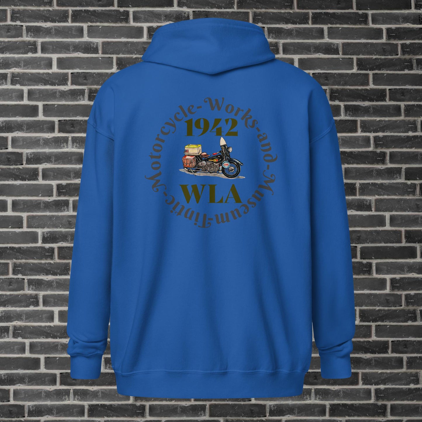 WLA Unisex heavy blend zip hoodie