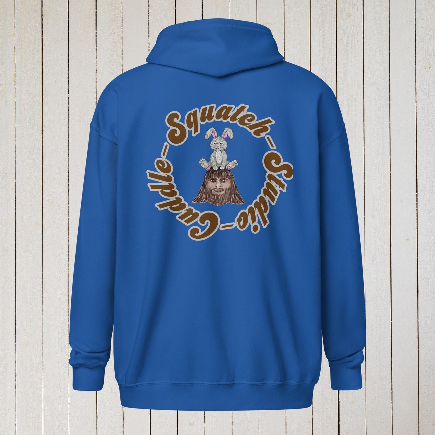 Cuddle Squatch Studio Unisex heavy blend zip hoodie